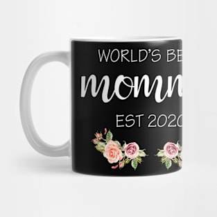 World's Best Mommy Est 2020 Pregnancy Announcement Mug